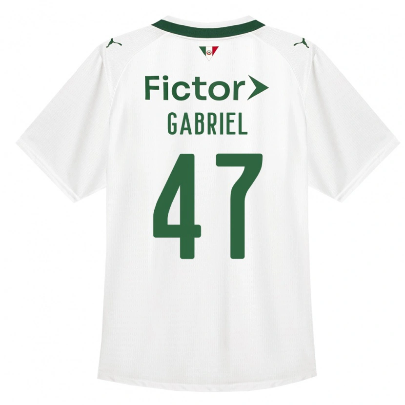 Danxen Męski Victor Gabriel #47 Zielony Biały Wyjazdowa Koszulka 2026/27 Koszulki Klubowe