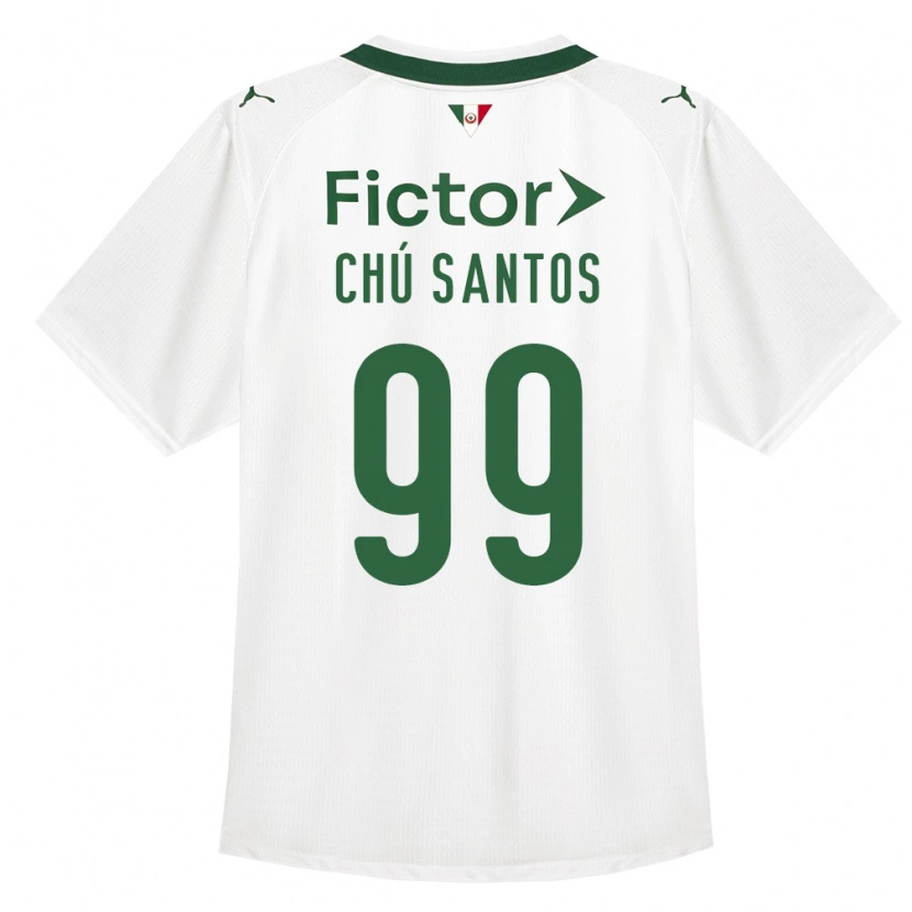 Danxen Męski Chú Santos #99 Zielony Biały Wyjazdowa Koszulka 2026/27 Koszulki Klubowe