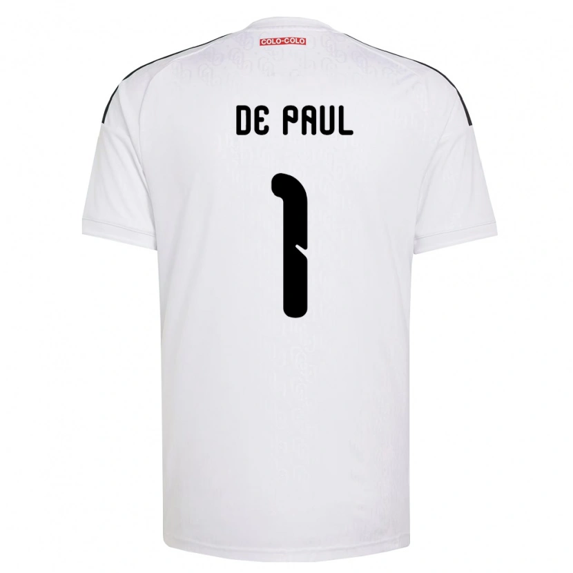 Danxen Kobiety Fernando De Paul #1 Biały Czarny Domowa Koszulka 2026/27 Koszulki Klubowe