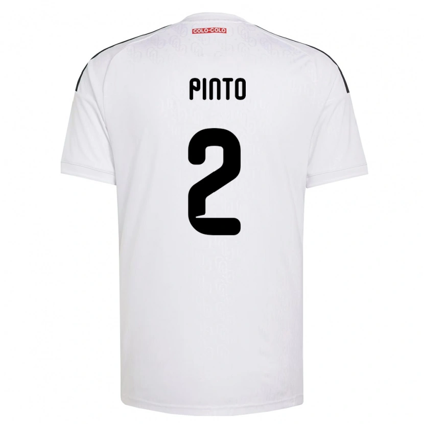 Danxen Kobiety Matías Pinto #2 Biały Czarny Domowa Koszulka 2026/27 Koszulki Klubowe
