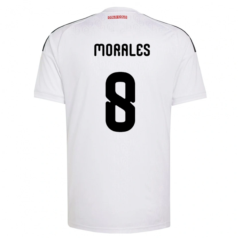 Danxen Kobiety Cristopher Morales #8 Biały Czarny Domowa Koszulka 2026/27 Koszulki Klubowe
