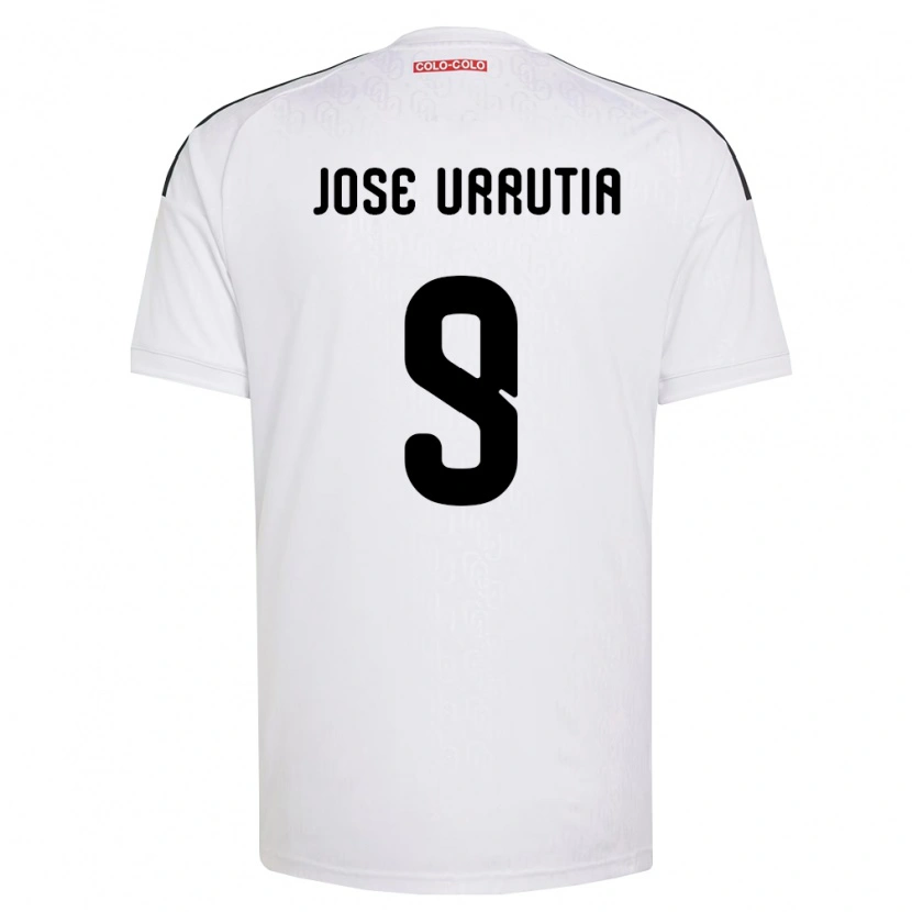 Danxen Kobiety María José Urrutia #9 Biały Czarny Domowa Koszulka 2026/27 Koszulki Klubowe