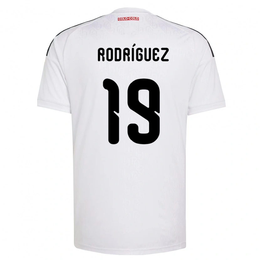 Danxen Kobiety Salomón Rodríguez #19 Biały Czarny Domowa Koszulka 2026/27 Koszulki Klubowe