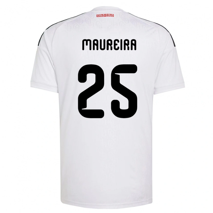 Danxen Kobiety Gabriel Maureira #25 Biały Czarny Domowa Koszulka 2026/27 Koszulki Klubowe