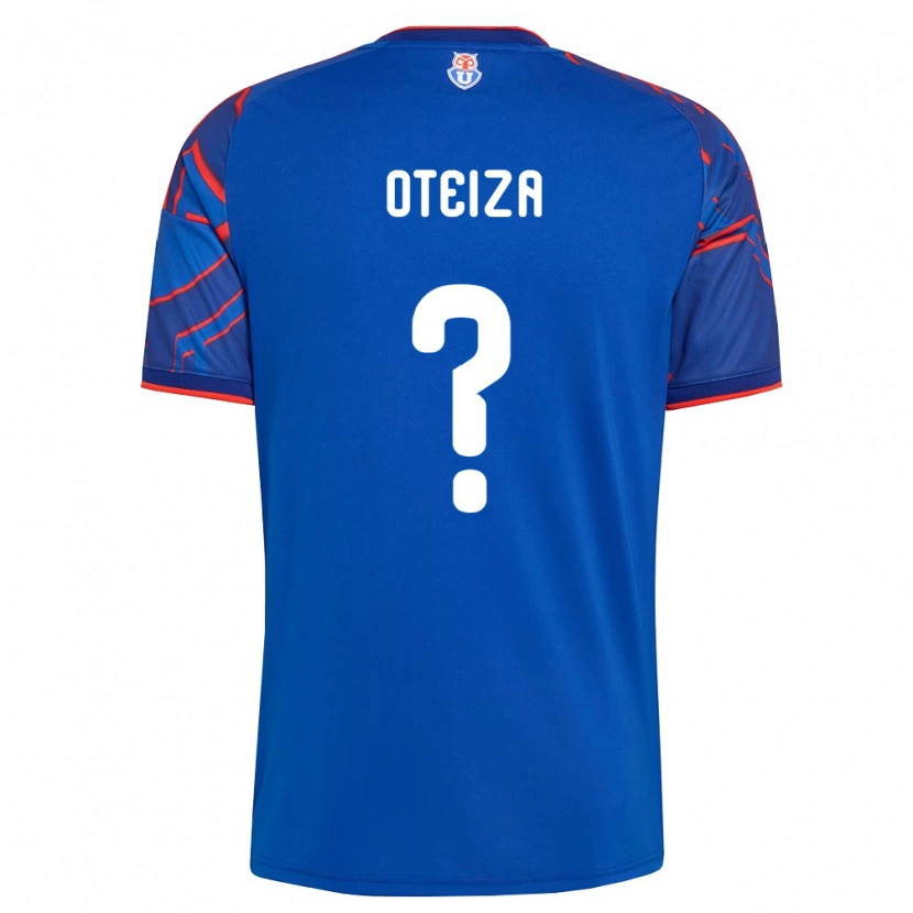 Danxen Kobiety Matías Oteiza #0 Królewski Niebieski Czerwony Domowa Koszulka 2026/27 Koszulki Klubowe
