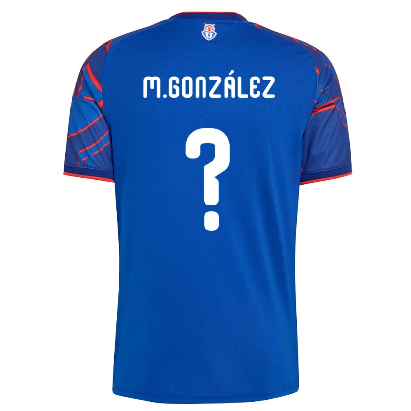 Danxen Kobiety Matías González #0 Królewski Niebieski Czerwony Domowa Koszulka 2026/27 Koszulki Klubowe