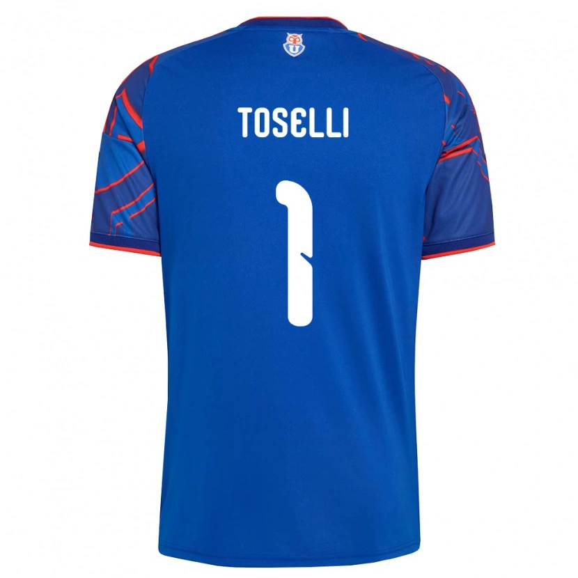 Danxen Kobiety Cristopher Toselli #1 Królewski Niebieski Czerwony Domowa Koszulka 2026/27 Koszulki Klubowe