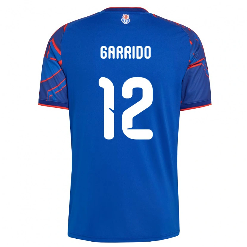 Danxen Kobiety Pedro Garrido #12 Królewski Niebieski Czerwony Domowa Koszulka 2026/27 Koszulki Klubowe