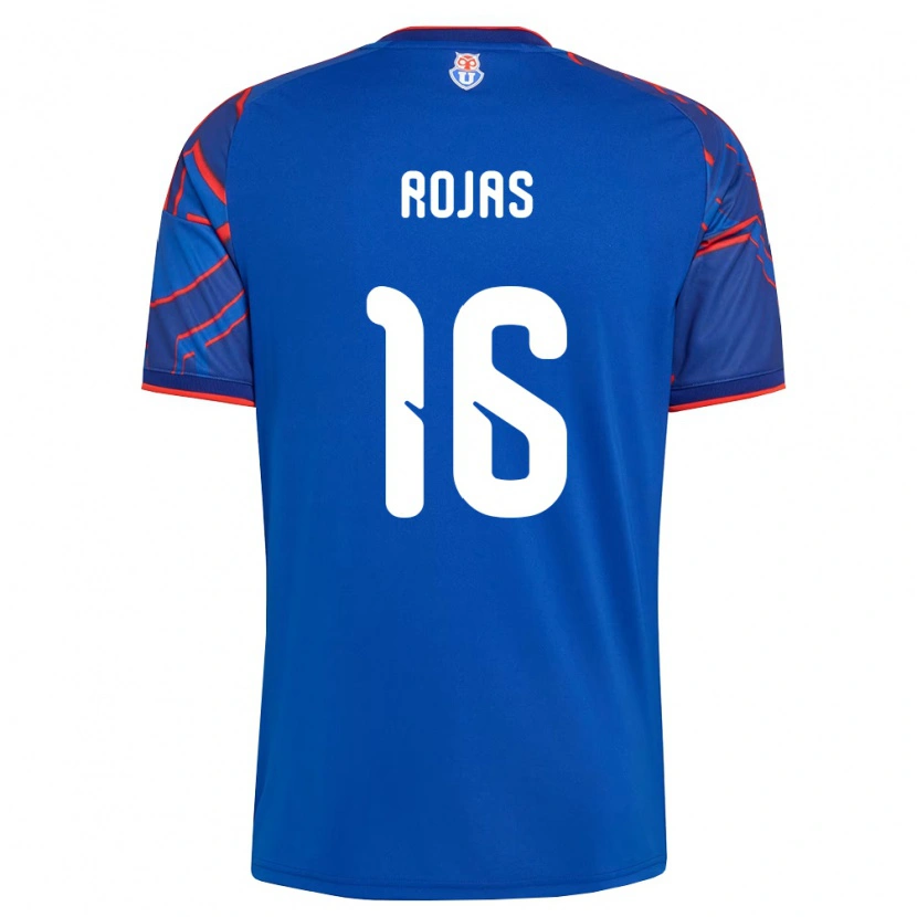 Danxen Kobiety Elías Rojas #16 Królewski Niebieski Czerwony Domowa Koszulka 2026/27 Koszulki Klubowe