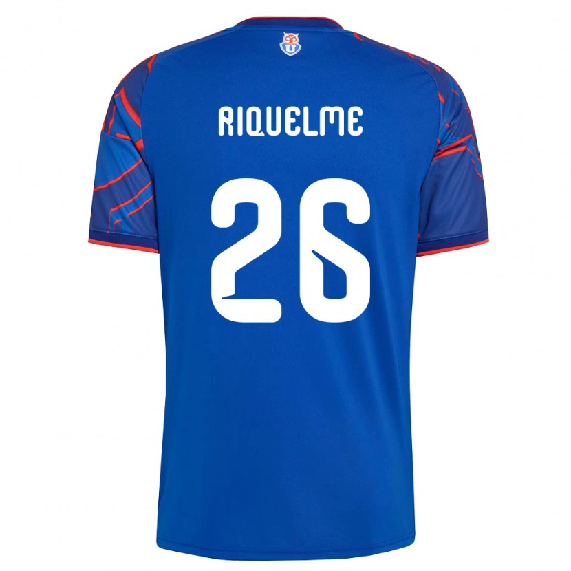 Danxen Kobiety Matías Riquelme #26 Królewski Niebieski Czerwony Domowa Koszulka 2026/27 Koszulki Klubowe
