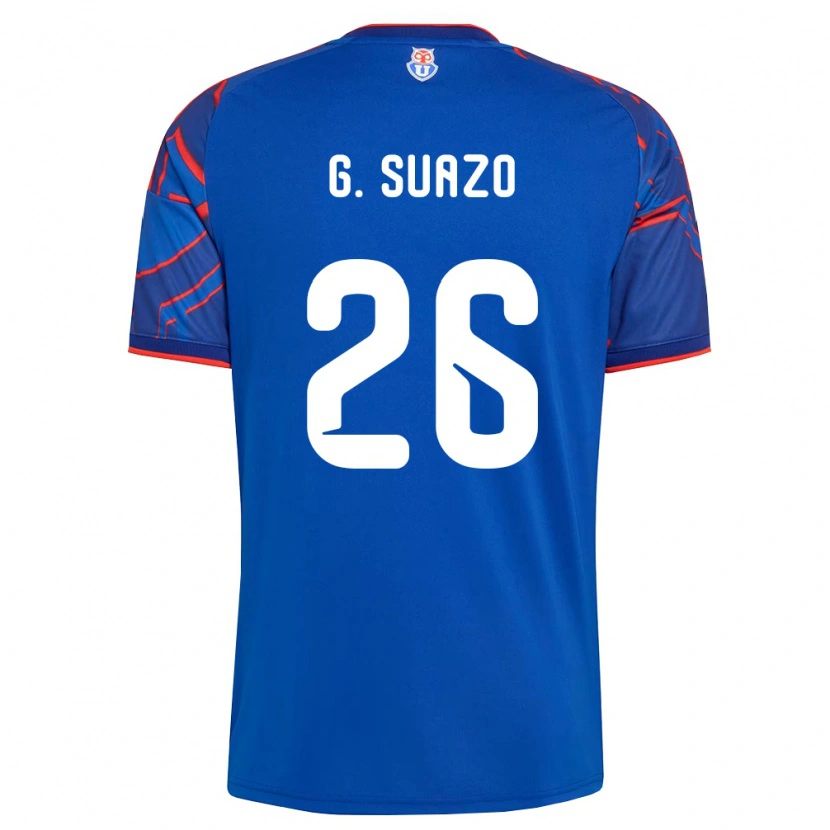 Danxen Kobiety Grettel Suazo #26 Królewski Niebieski Czerwony Domowa Koszulka 2026/27 Koszulki Klubowe