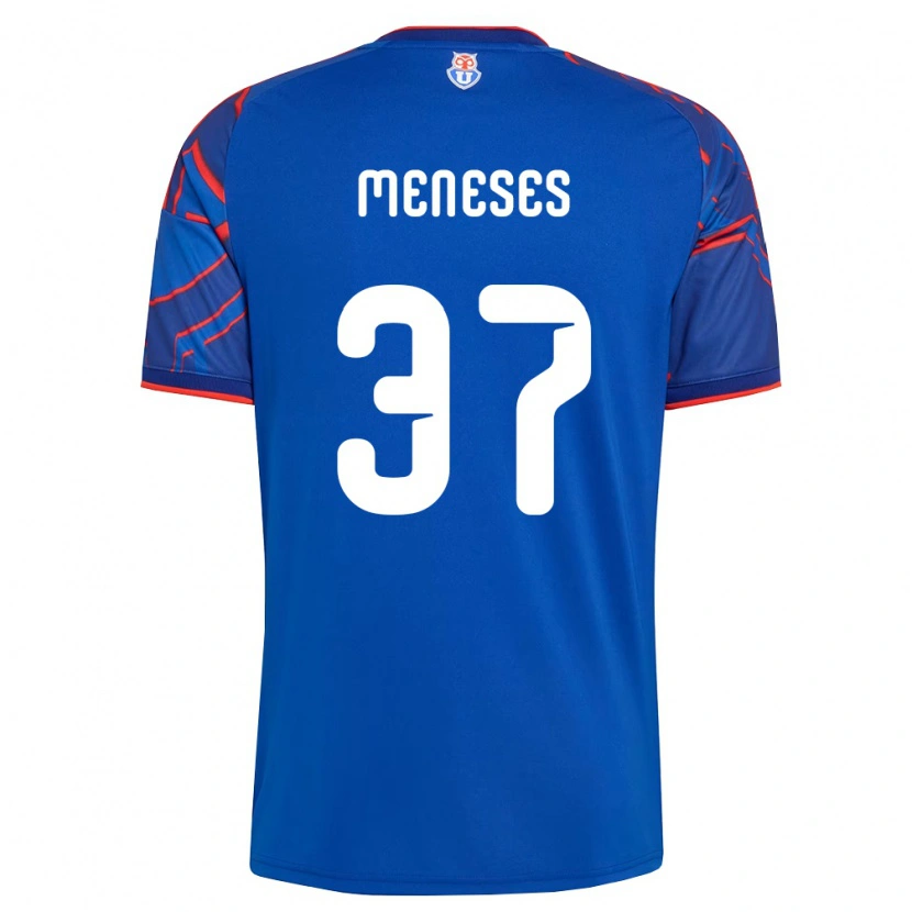 Danxen Kobiety Tomás Meneses #37 Królewski Niebieski Czerwony Domowa Koszulka 2026/27 Koszulki Klubowe
