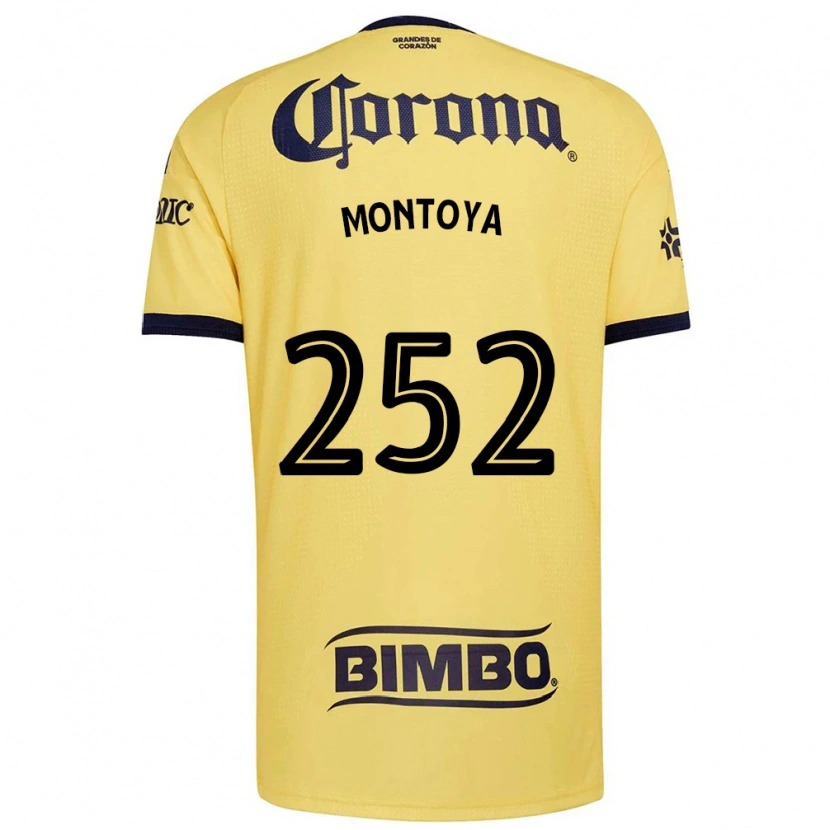 Danxen Kobiety Diego Montoya #252 Żółty Czerwony Czarny Domowa Koszulka 2026/27 Koszulki Klubowe