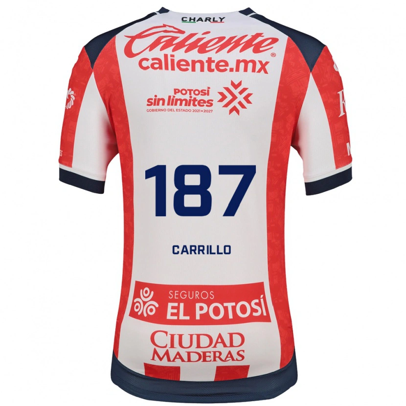 Danxen Kobiety Fernando Carrillo #187 Czerwony Biały Czarny Domowa Koszulka 2026/27 Koszulki Klubowe