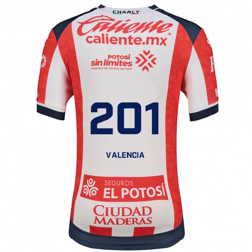 Danxen Kobiety Cristian Valencia #201 Czerwony Biały Czarny Domowa Koszulka 2026/27 Koszulki Klubowe