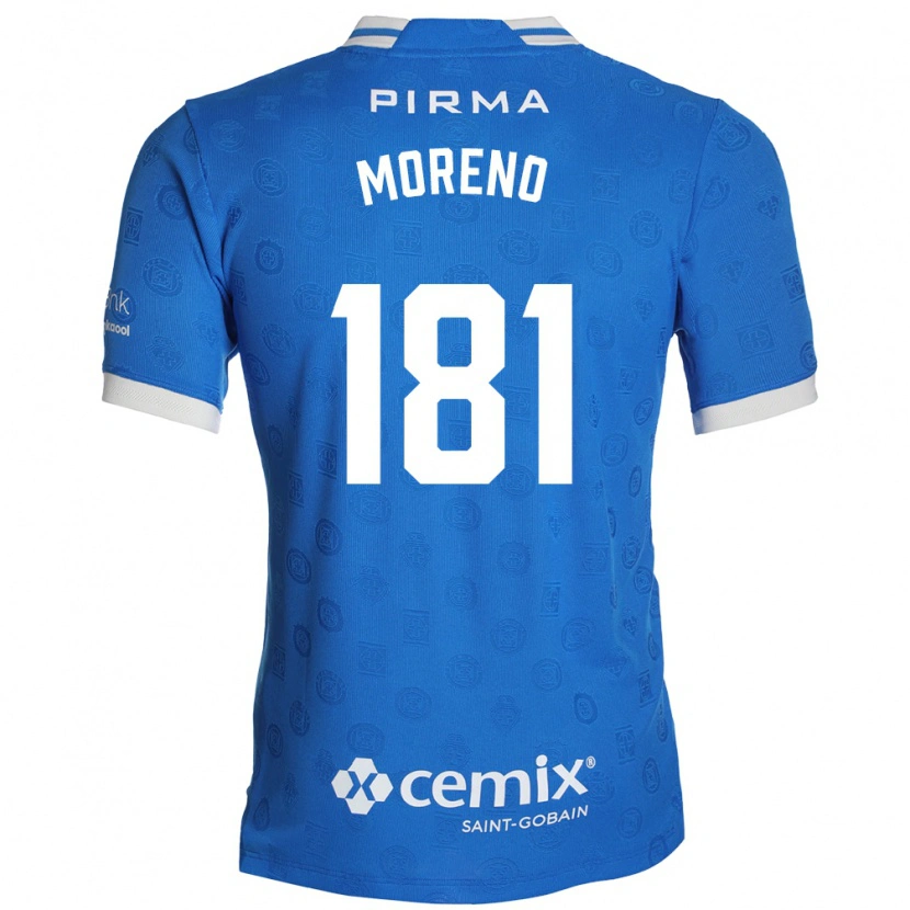 Danxen Kobiety Roberto Moreno #181 Niebieski Biały Czerwony Domowa Koszulka 2026/27 Koszulki Klubowe