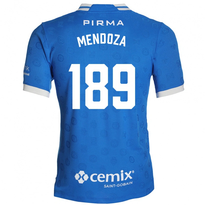 Danxen Kobiety José Mendoza #189 Niebieski Biały Czerwony Domowa Koszulka 2026/27 Koszulki Klubowe