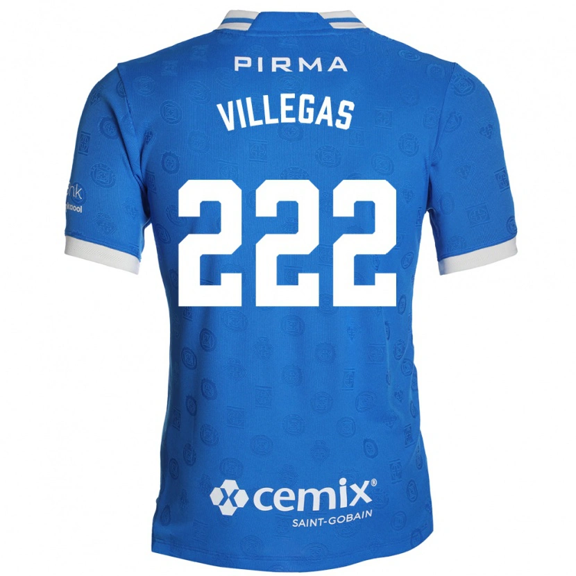 Danxen Kobiety Eric Villegas #222 Niebieski Biały Czerwony Domowa Koszulka 2026/27 Koszulki Klubowe
