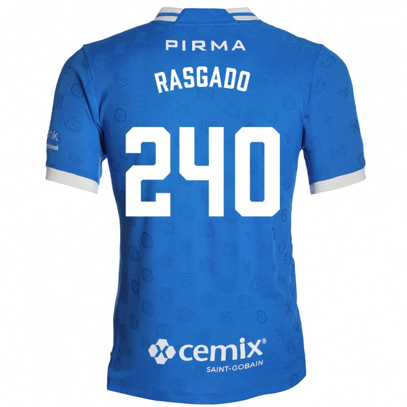 Danxen Kobiety Patricio Rasgado #240 Niebieski Biały Czerwony Domowa Koszulka 2026/27 Koszulki Klubowe
