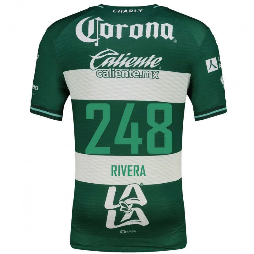 Danxen Kobiety Ángel Rivera #248 Zielony Biały Domowa Koszulka 2026/27 Koszulki Klubowe