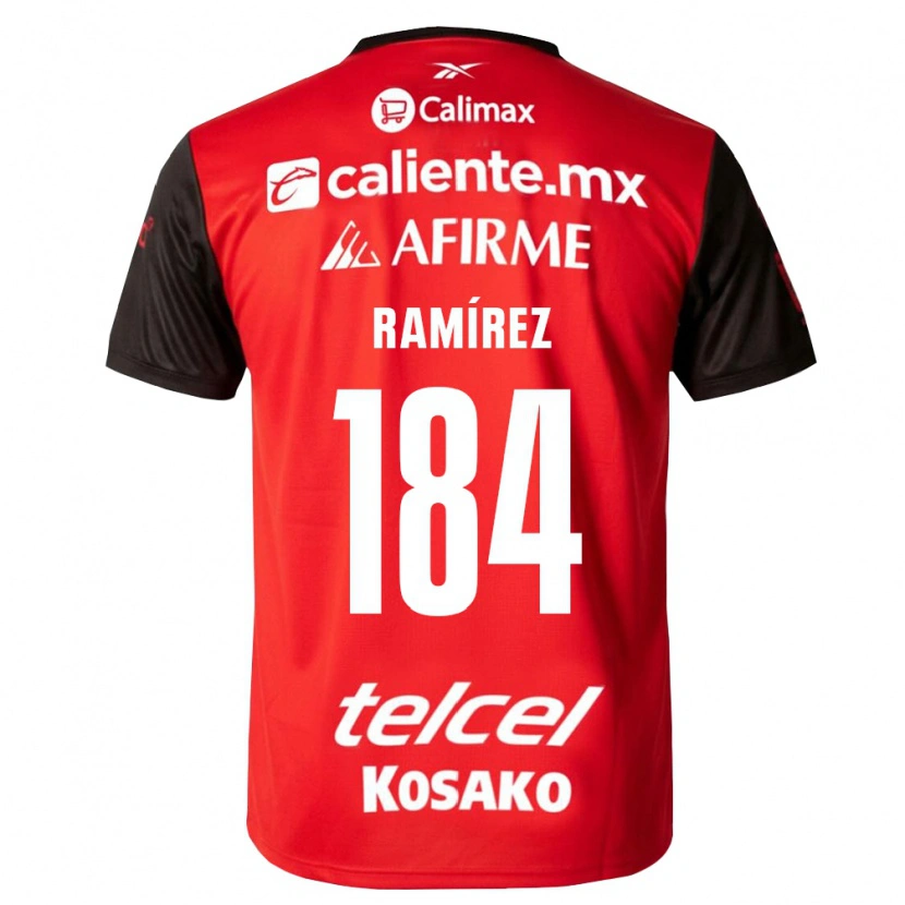 Danxen Kobiety Anthony Ramírez #184 Czarny Czerwony Domowa Koszulka 2026/27 Koszulki Klubowe