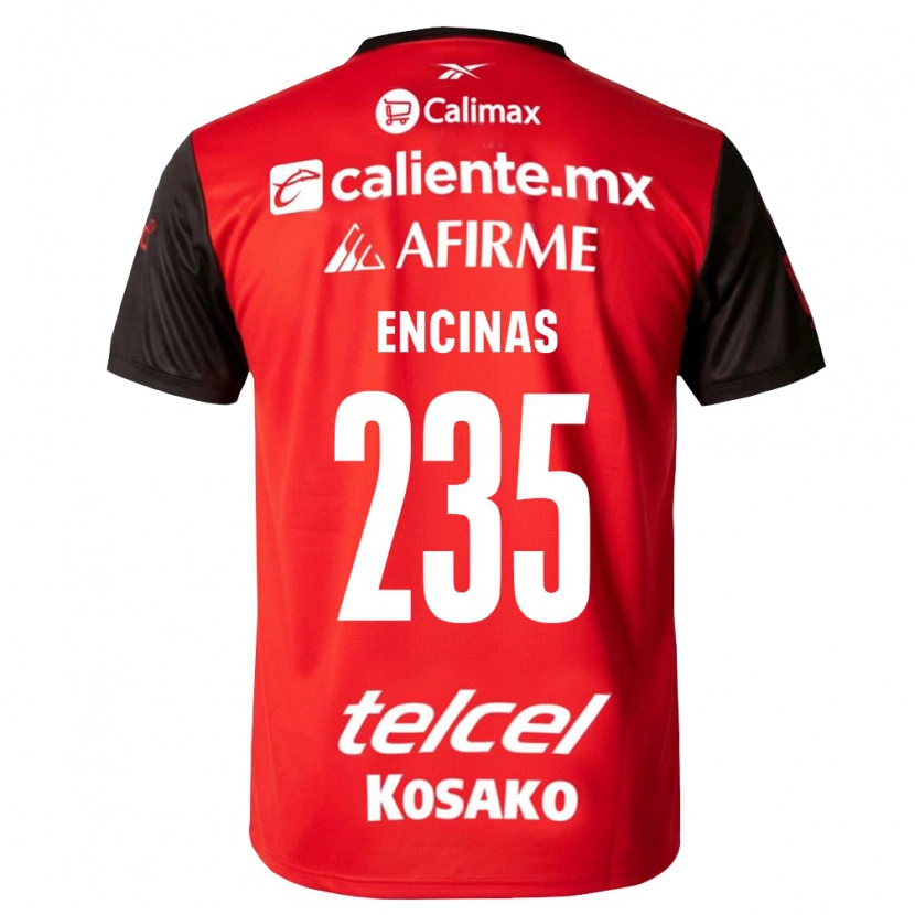 Danxen Kobiety José Encinas #235 Czarny Czerwony Domowa Koszulka 2026/27 Koszulki Klubowe