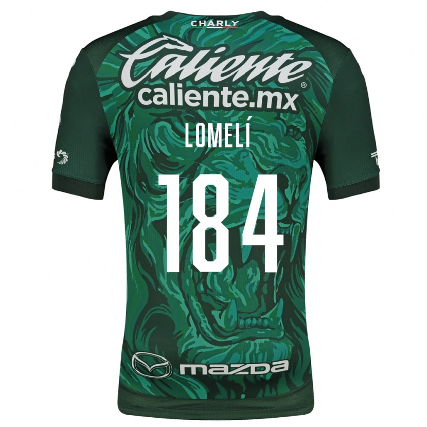 Danxen Kobiety Diego Lomelí #184 Zielony Czarny Domowa Koszulka 2026/27 Koszulki Klubowe
