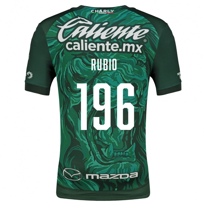 Danxen Kobiety Jorge Rubio #196 Zielony Czarny Domowa Koszulka 2026/27 Koszulki Klubowe