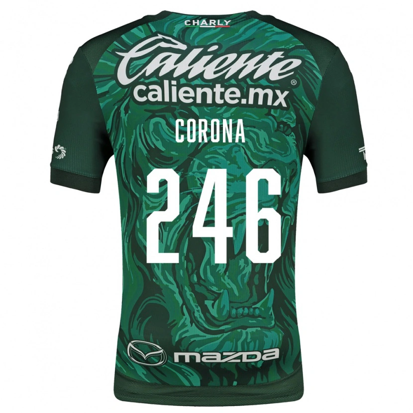 Danxen Kobiety Michael Corona #246 Zielony Czarny Domowa Koszulka 2026/27 Koszulki Klubowe