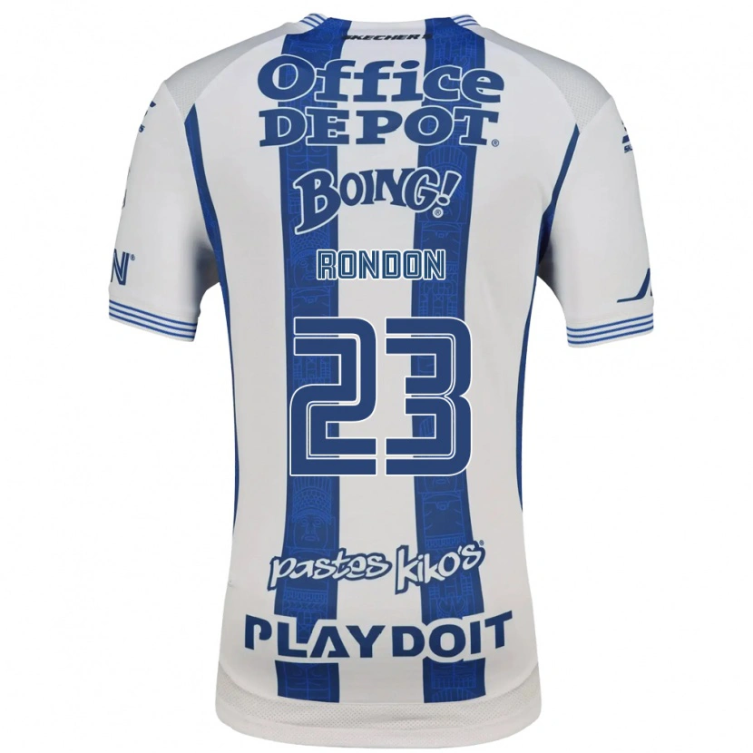 Danxen Kobiety Salomón Rondón #23 Biały Granatowy Domowa Koszulka 2026/27 Koszulki Klubowe
