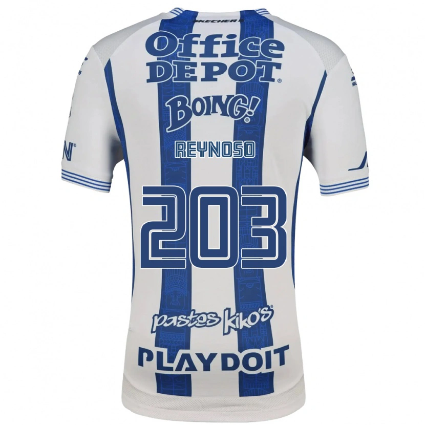 Danxen Kobiety Braulio Reynoso #203 Biały Granatowy Domowa Koszulka 2026/27 Koszulki Klubowe