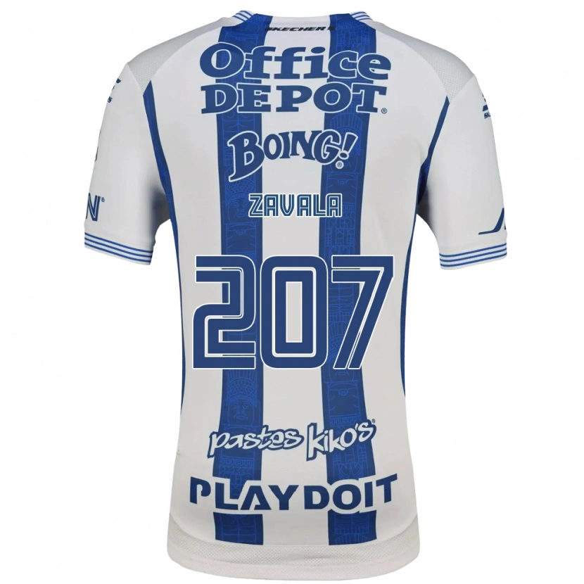 Danxen Kobiety Ian Zavala #207 Biały Granatowy Domowa Koszulka 2026/27 Koszulki Klubowe
