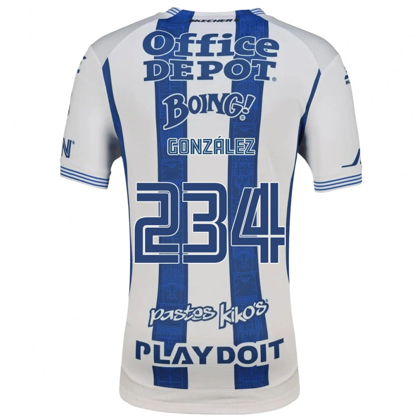 Danxen Kobiety Oswaldo González #234 Biały Granatowy Domowa Koszulka 2026/27 Koszulki Klubowe