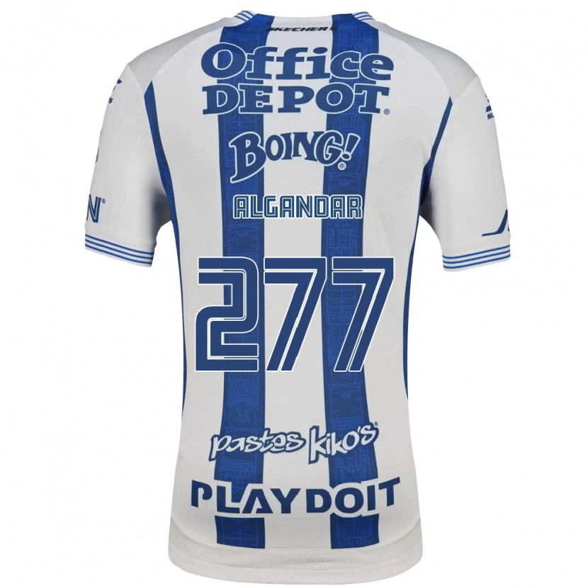 Danxen Kobiety Luis Algandar #277 Biały Granatowy Domowa Koszulka 2026/27 Koszulki Klubowe
