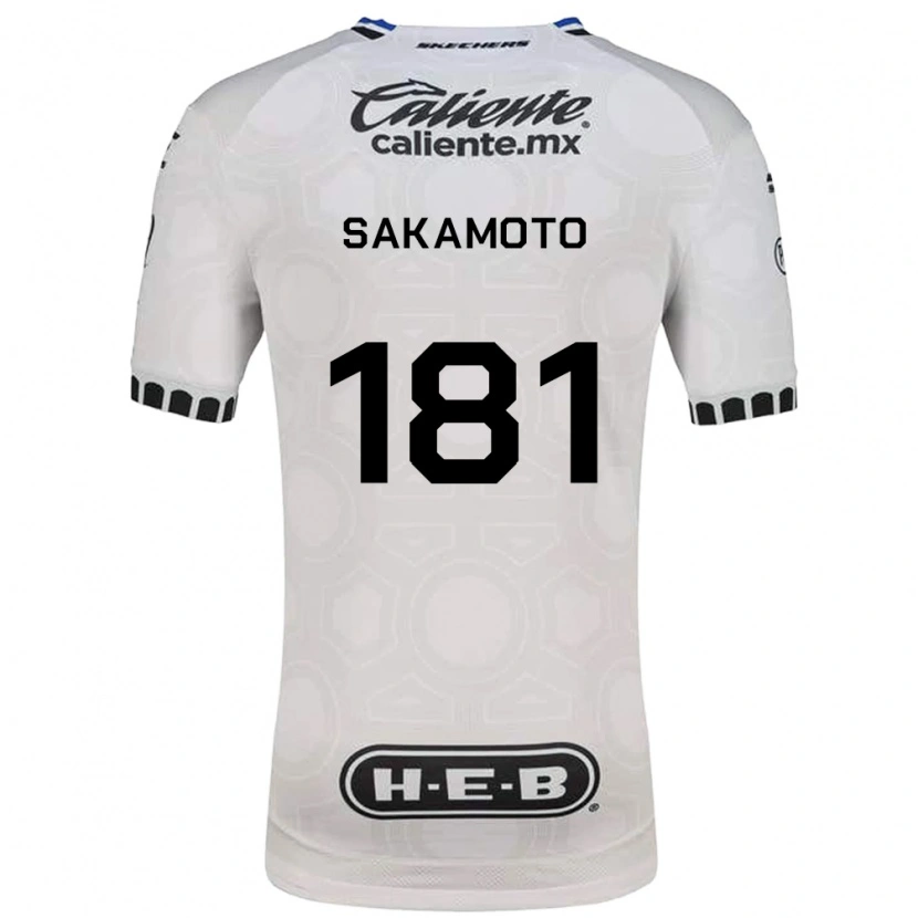 Danxen Kobiety Stellan Sakamoto #181 Biały Czarny Niebieski Domowa Koszulka 2026/27 Koszulki Klubowe