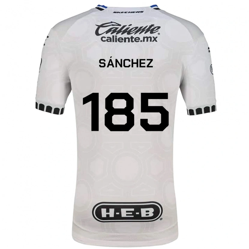 Danxen Kobiety Saúl Sánchez #185 Biały Czarny Niebieski Domowa Koszulka 2026/27 Koszulki Klubowe