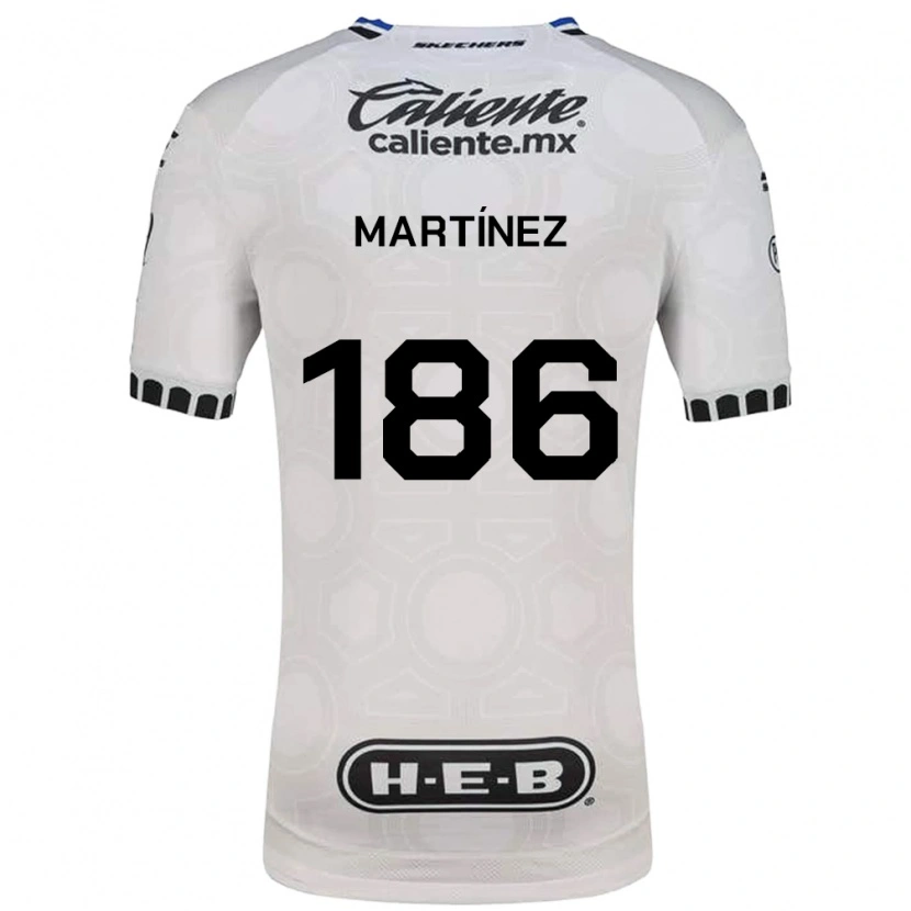 Danxen Kobiety Leonardo Martínez #186 Biały Czarny Niebieski Domowa Koszulka 2026/27 Koszulki Klubowe