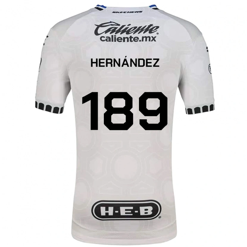 Danxen Kobiety Sebastián Hernández #189 Biały Czarny Niebieski Domowa Koszulka 2026/27 Koszulki Klubowe