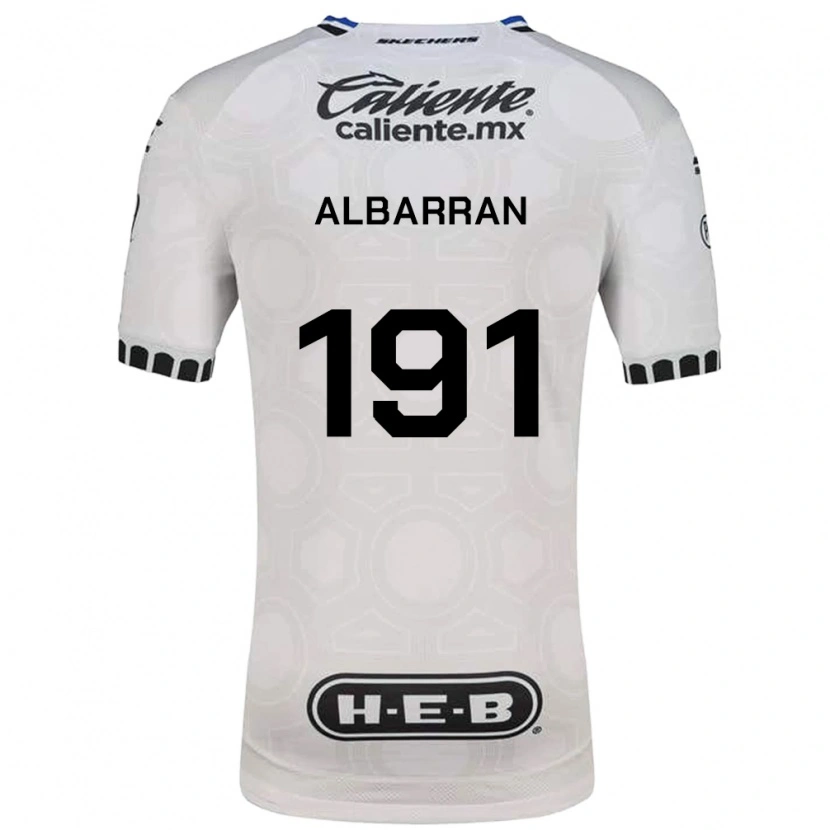 Danxen Kobiety Emilio Albarran #191 Biały Czarny Niebieski Domowa Koszulka 2026/27 Koszulki Klubowe