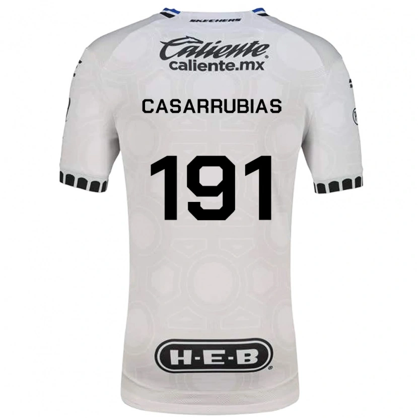 Danxen Kobiety Aaron Casarrubias #191 Biały Czarny Niebieski Domowa Koszulka 2026/27 Koszulki Klubowe