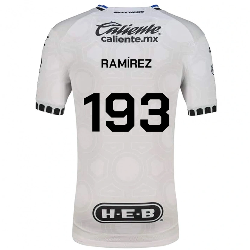 Danxen Kobiety Ángel Ramírez #193 Biały Czarny Niebieski Domowa Koszulka 2026/27 Koszulki Klubowe