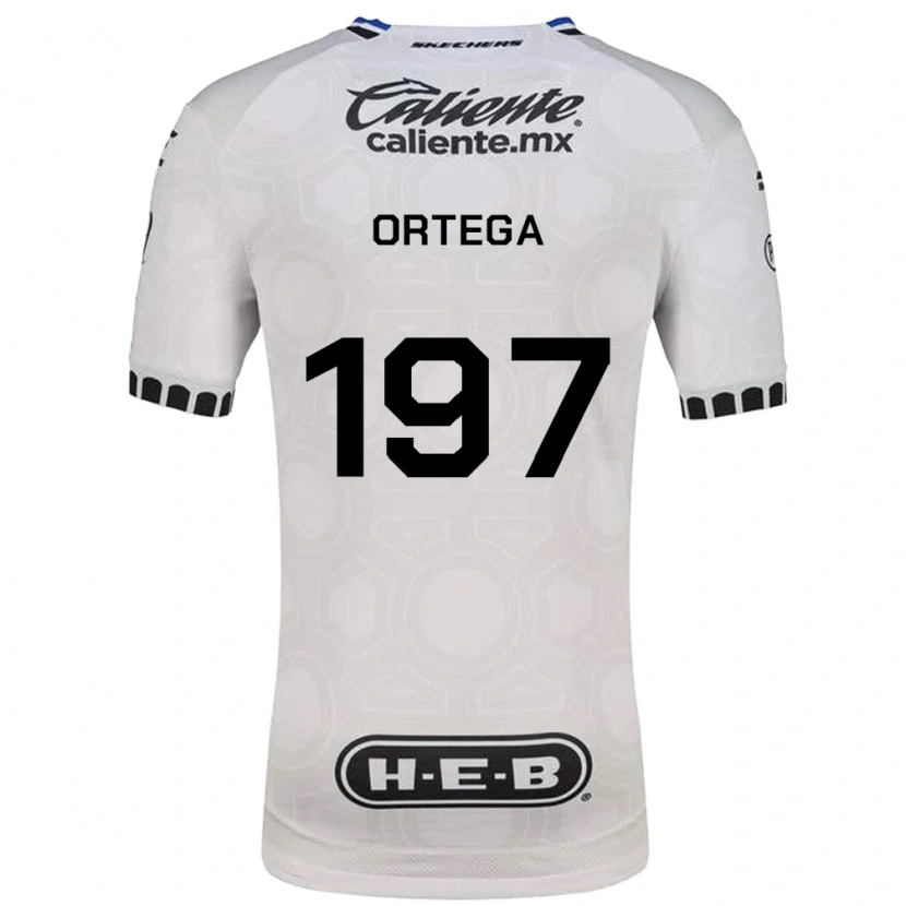 Danxen Kobiety Javier Ortega #197 Biały Czarny Niebieski Domowa Koszulka 2026/27 Koszulki Klubowe