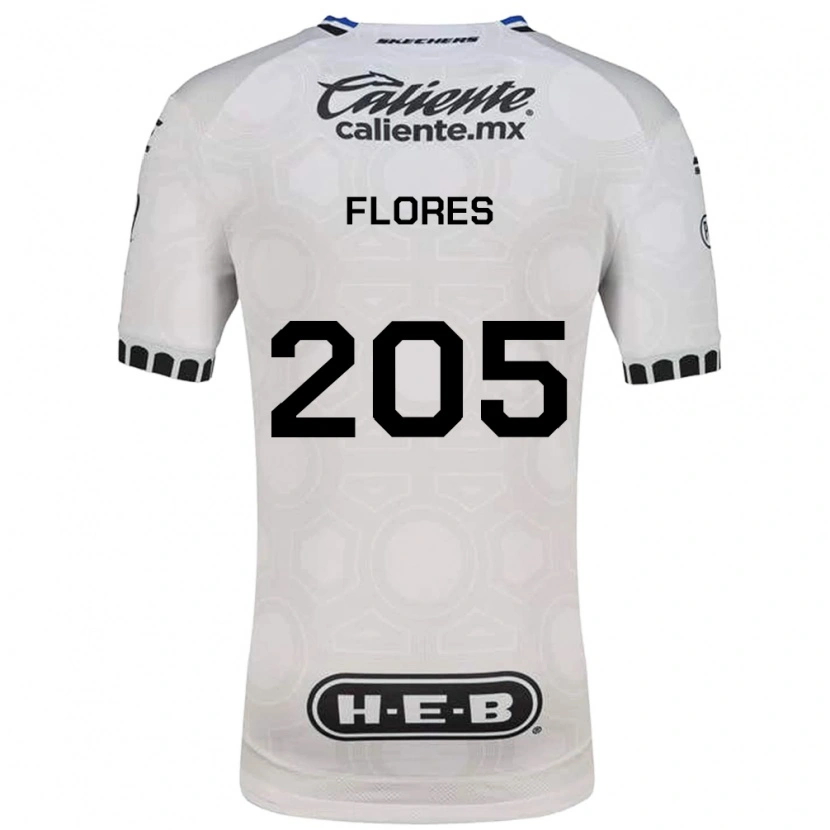 Danxen Kobiety Rolando Flores #205 Biały Czarny Niebieski Domowa Koszulka 2026/27 Koszulki Klubowe
