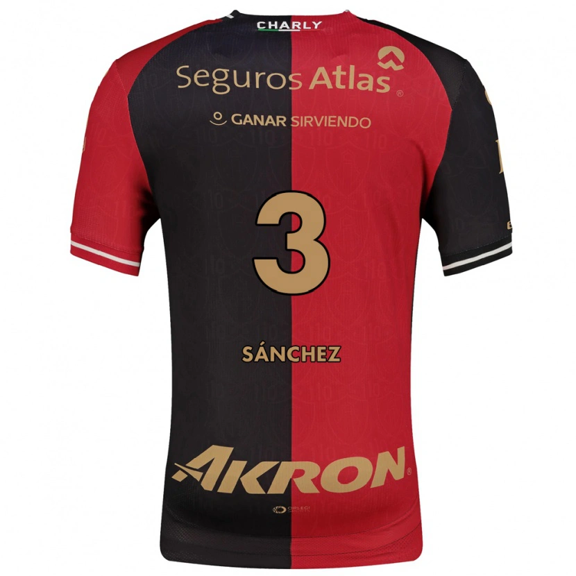 Danxen Kobiety Jorge Sánchez #3 Czerwony Czarny Brązowy Domowa Koszulka 2026/27 Koszulki Klubowe