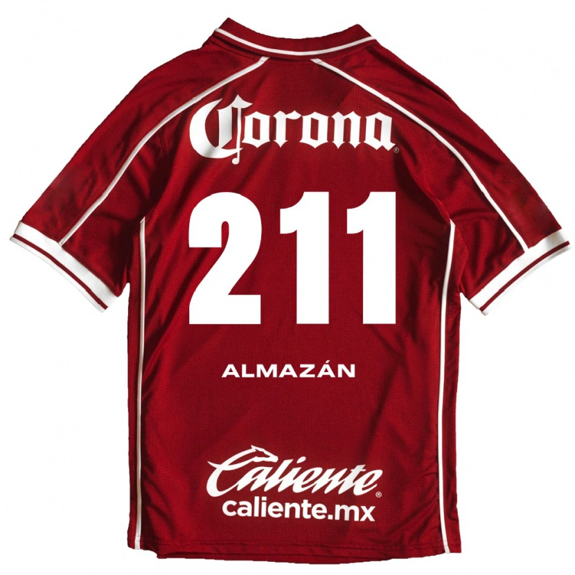 Danxen Kobiety Fernando Almazán #211 Biały Czerwony Domowa Koszulka 2026/27 Koszulki Klubowe