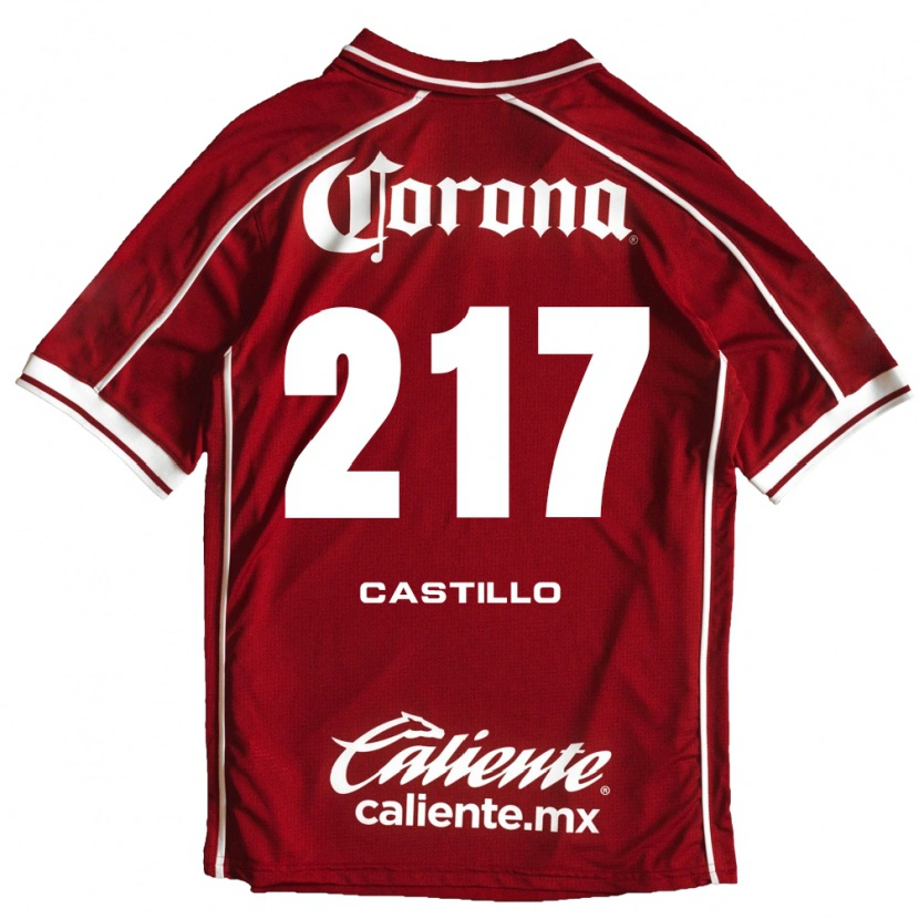 Danxen Kobiety Klever Castillo #217 Biały Czerwony Domowa Koszulka 2026/27 Koszulki Klubowe