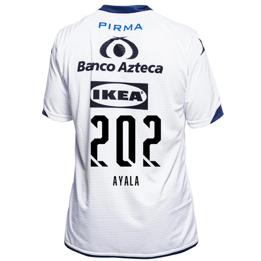 Danxen Kobiety Diego Ayala #202 Biały Czarny Niebieski Domowa Koszulka 2026/27 Koszulki Klubowe
