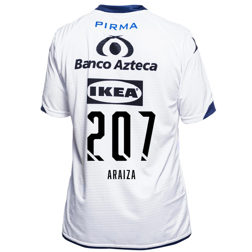 Danxen Kobiety Daniel Araiza #207 Biały Czarny Niebieski Domowa Koszulka 2026/27 Koszulki Klubowe