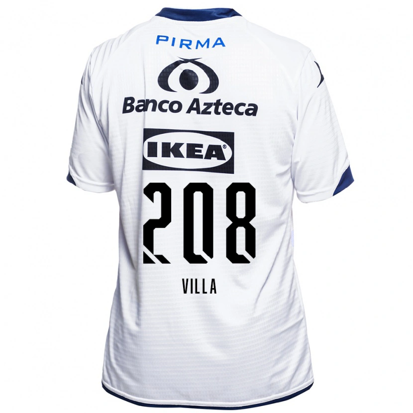 Danxen Kobiety Patrick Villa #208 Biały Czarny Niebieski Domowa Koszulka 2026/27 Koszulki Klubowe