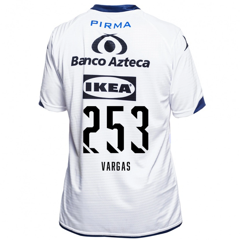 Danxen Kobiety Edwin Vargas #253 Biały Czarny Niebieski Domowa Koszulka 2026/27 Koszulki Klubowe